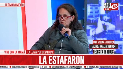 Verónica necesita un lugar para vivir con su madre que está  muy enferma