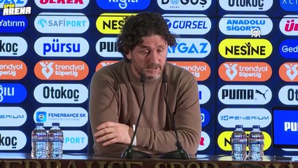 Fatih Tekke'den Fenerbahçe yenilgisi yorumu: Oyun olarak kazandık