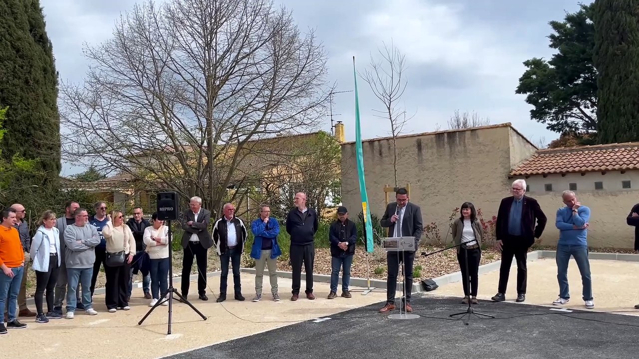Meynes : Inauguration des aménagements du chemin des Aires