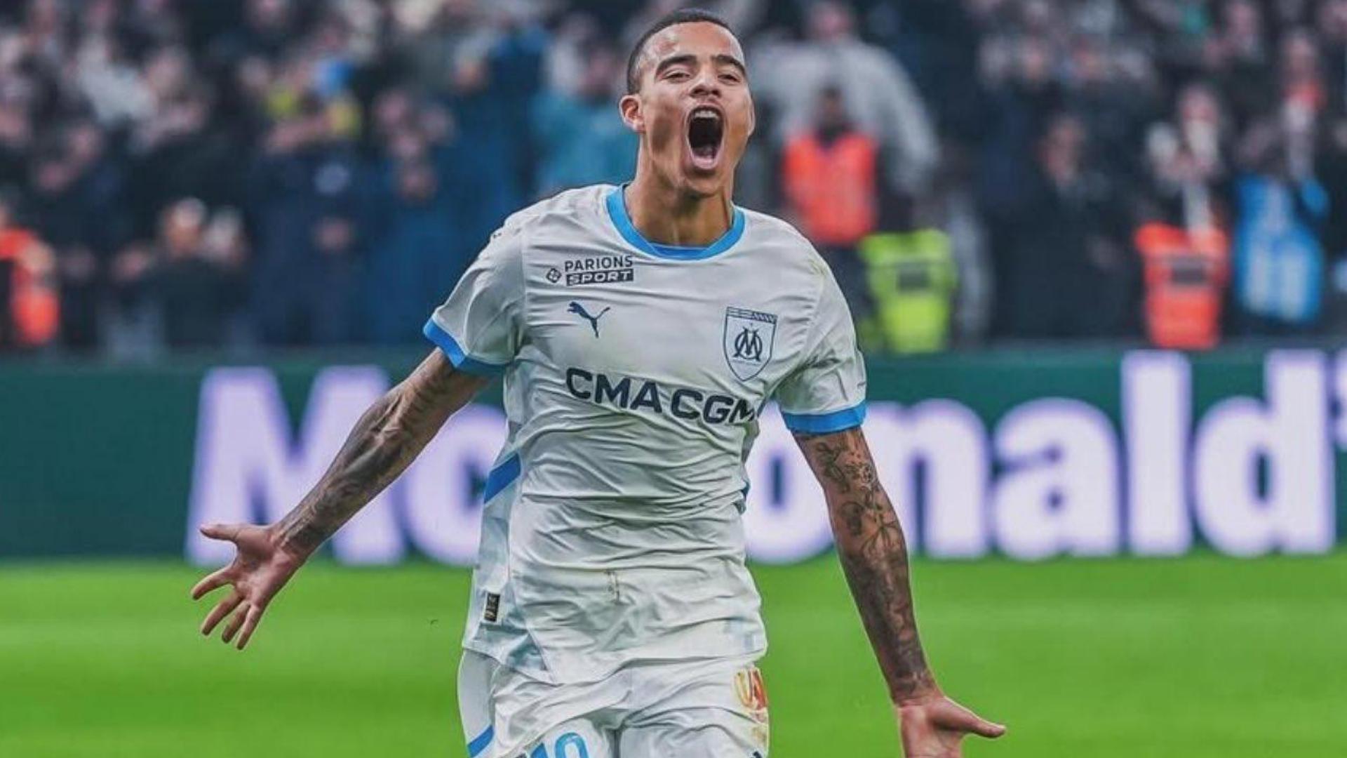 Screamer into the top corner by Mason Greenwood to complete the comeback for Olympique Marseille against Toulouse in Ligue 1