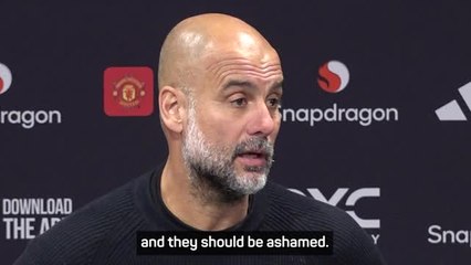 Manchester United fans 'should be ashamed' for Foden chants - Guardiola