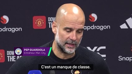 Man. City - Guardiola : "Les chants sur la mère de Foden ? Un manque de classe"