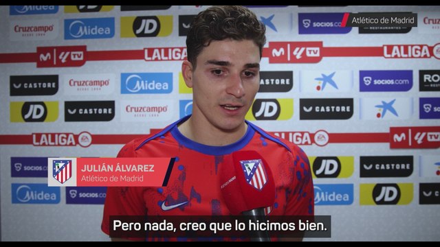 Declaraciones zona mixta Atlético de Madrid