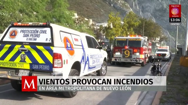 Incendios forestales afectan múltiples municipios de Nuevo León este sábado