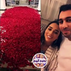 على طريقة زوج كيم كاردشيان الرومانسية زوج بلقيس يحتفل بعيد ميلادها