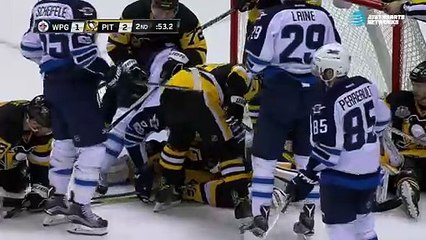 Penguins 16-17 Season - Gotta See It; Fleury makes desperation save on Scheifele