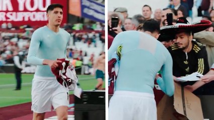 Edson Álvarez se rinde ante la afición mexicana; así los consiente el jugador del West Ham