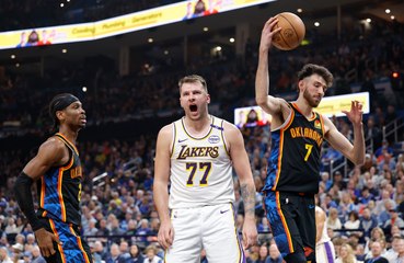 NBA : Doncic et les Lakers font le show et foudroient le Thunder