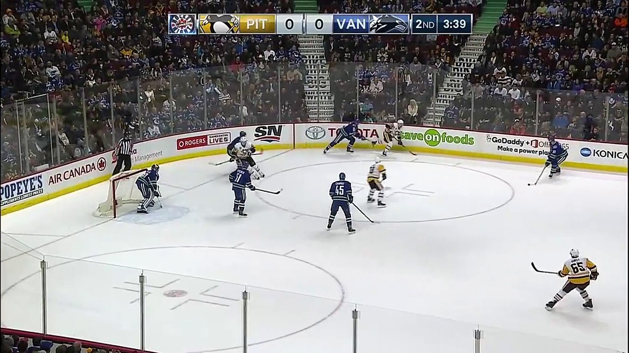 Penguins 16-17 Season - Cole beats Miller after brutal turnover by Canucks