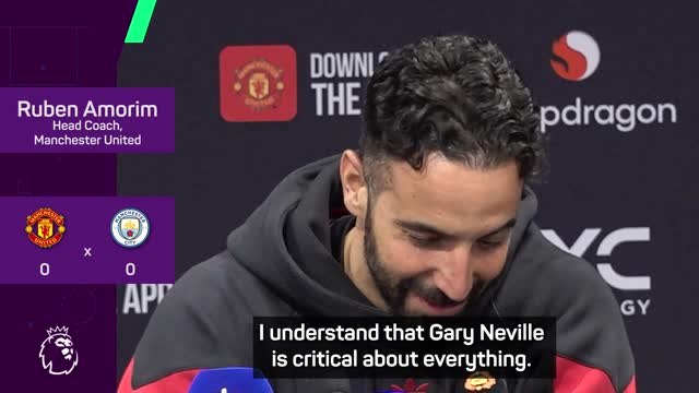 Amorim responds to Gary Neville criticism after Manchester derby