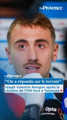 "On a répondu sur le terrain", réagit Rongier après la victoire de l'OM face à Toulouse