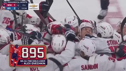 Alex Overchkin scores 895th NHL goal to break Wayne Gretzky's record