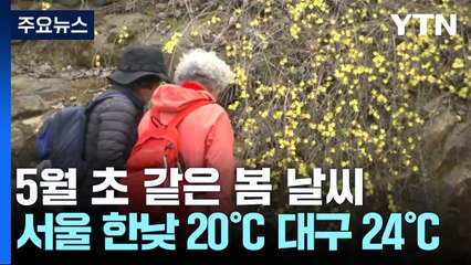 [날씨] 낮 기온 '쑥', 서울 20도·대구 24도...고온·강풍에 산불 조심 / YTN