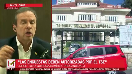 Tuto denuncia “emboscada política” y dice que encuesta del bloque de unidad es pagada por una sola de la partes