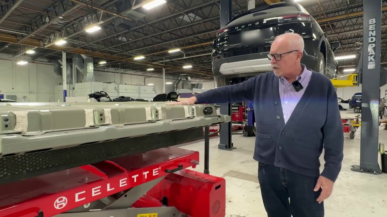 High-voltage battery of the Honda Prologue EV with the Celette BATPRO