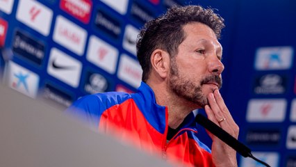 Simeone sobre sus posibilidades en LaLiga: "Vamos a seguir insistiendo"
