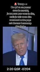 trump dit que le pays est beaucoup plus fort au niveau du marché ,econo