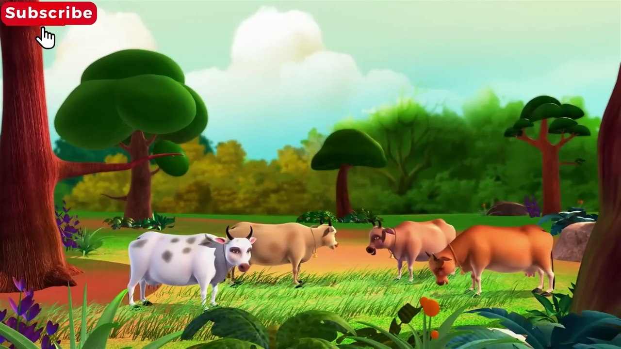 The Cows and the Tiger  Stories for Kids  Infobe