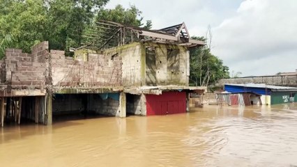 Homes and streets flooded in Congo's capital Kinshasa