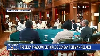 Pemred Harian Kompas Ungkap Isi Dialog Bersama Presiden Prabowo di Hambalang