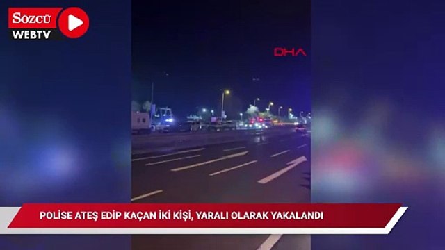 Bakırköy'de polise ateş edip kaçan iki kişi, kaza yaptıktan sonra yaralı olarak yakalandı
