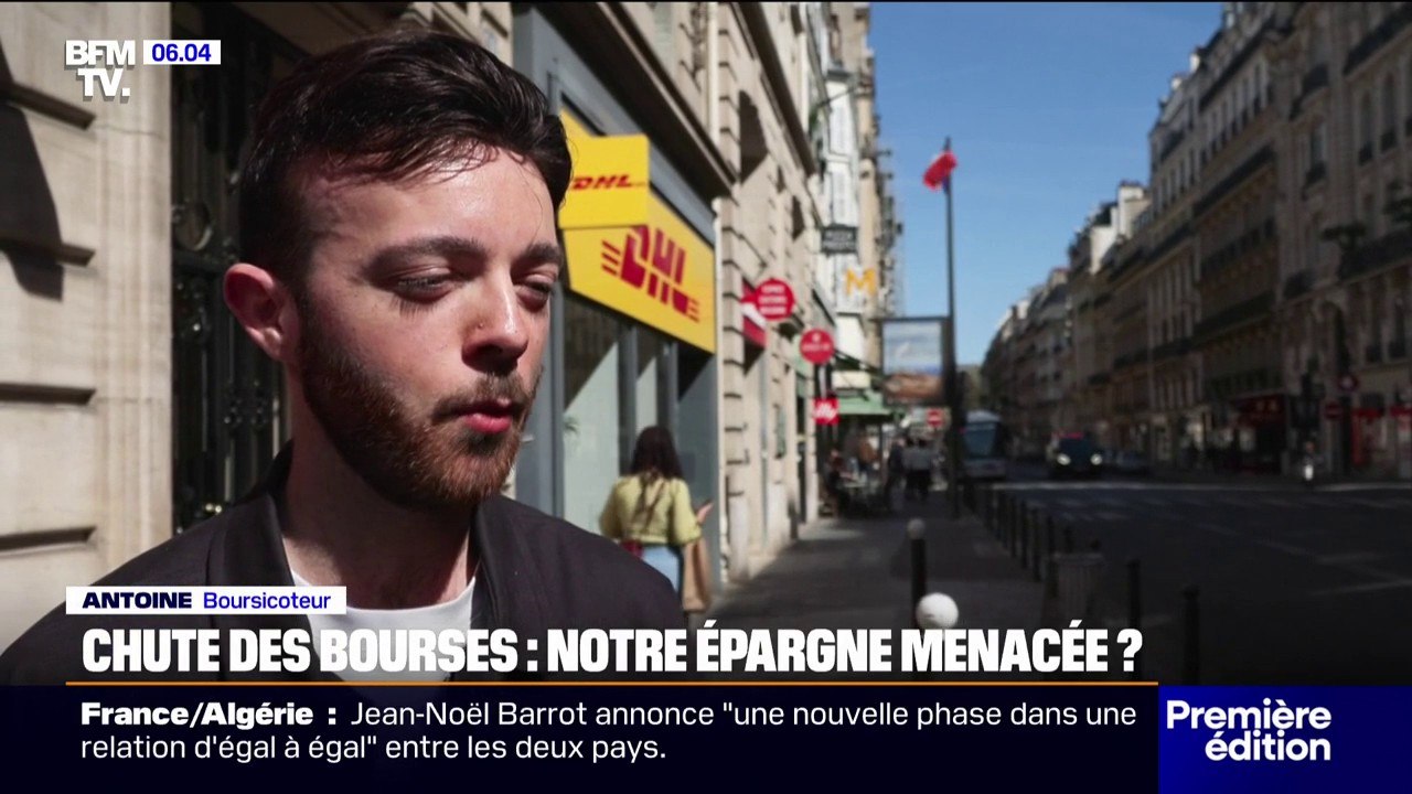 Droits de douane américains: la chute des bourses inquiète certains épargnants