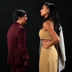 جينا ديوان متفوّقة على النجمات بفستانٍ أحمر جذّاب