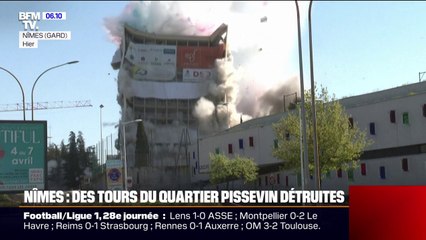 "Ça nous prouve qu'il y a des changements": des tours du quartier Pissevin de Nîmes détruites
