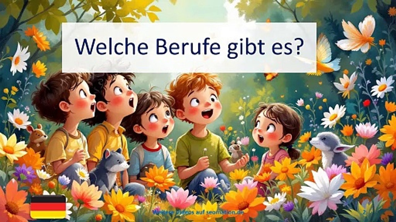 🌍Welche Berufe gibt es? 🌍 KINDERFRAGEN 🌍 ICH LERNE DEUTSCH 🌍