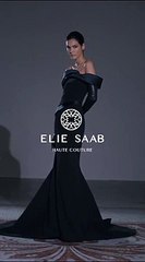 رصدنا لكِ: ثلاث ستايلات من فساتين السهرة السوداء في عروض الهوت كوتور