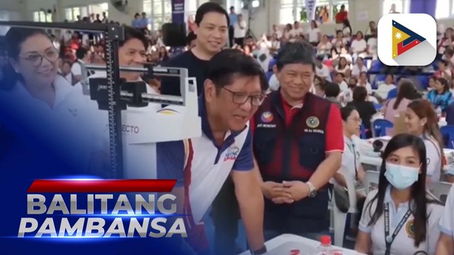 PBBM, kuntento sa takbo ng mga programa ng pamahalaan sa pagbibigay ng trabaho at serbisyong-medikal