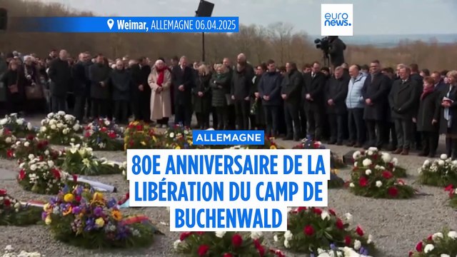 L'Allemagne commémore le 80e anniversaire de la libération du camp de concentration de Buchenwald
