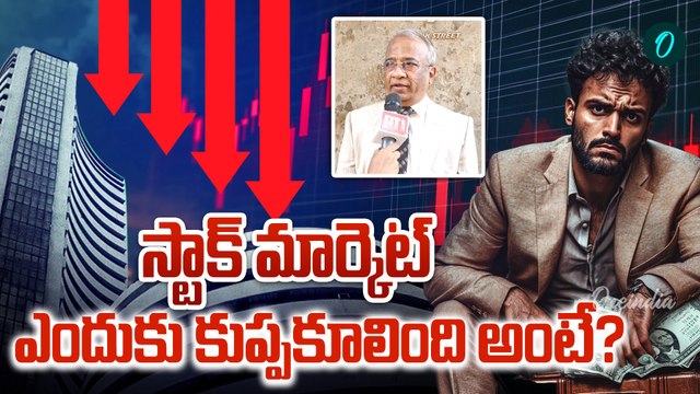 Market Expert On STOCK MARKET CRASH కారణాలు ఇవే.. | Sensex