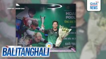 Pinoy Cue Artist Johann Chua, panalo sa Hoang Phu Tho Pool Arena Open Championship | Balitanghali