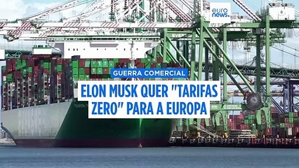 Elon Musk diz esperar uma "zona de comércio livre" entre a Europa e os EUA