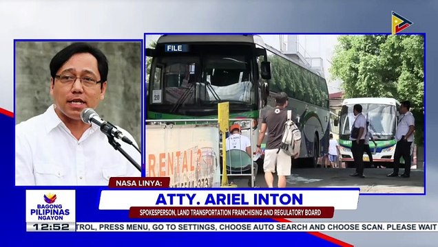 Panayam kay Spokesperson Atty. Ariel Inton ng Land Transportation Franchising and Regulatory....