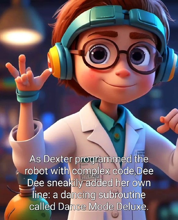 Dexter laboratory n Dede Pixar style