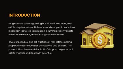 The Impact of Tokenization on Global Real Estate Markets