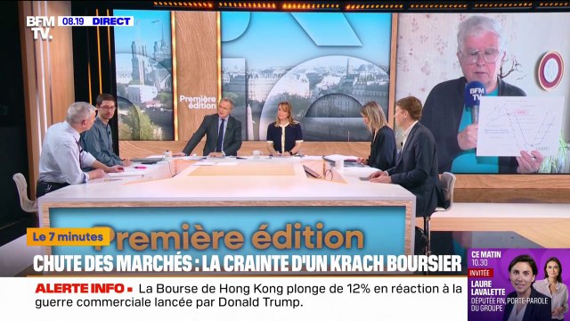 7 MINUTES POUR COMPRENDRE - La crainte d'un krach boursier après l'annonce par Donald Trump des droits de douane