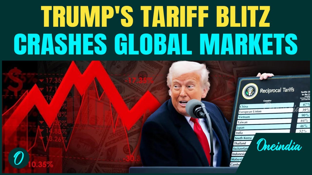 Global Markets Freefall: Trump Tariff Blitz | Wall Street Bleeds, Asia Sinks, Panic Spreads Globally