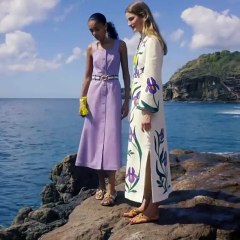 ملابس قابلة للتعديل للسيدة العملية في مجموعة ريزورت 2022 من Tory Burch