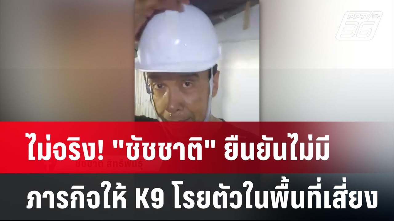 ไม่จริง! "ชัชชาติ" ยืนยันไม่มีภารกิจให้ K9 โรยตัวในพื้นที่เสี่ยง | เที่ยงทันข่าว | 7 เม.ย. 68