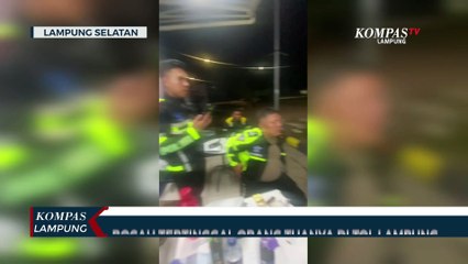Arus Balik Lebaran, Bocah Tertinggal Orang Tuanya di Tol Lampung