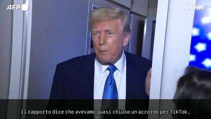 Trump: "Cina ha fatto saltare accordo su Tiktok per i dazi"