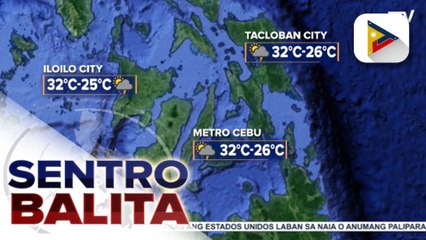 ITCZ at easterlies, nagpapaulan pa rin sa ilang bahagi ng bansa;  42-43°c heat index, posibleng maranasan ngayong araw sa ilang bahagi ng Luzon