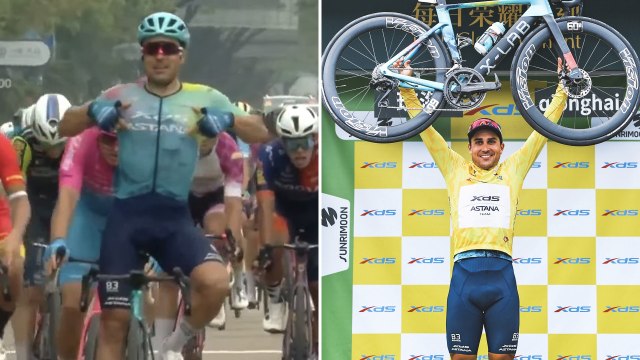 Cycling - Tour of Hainan 2025 - Matteo Malucelli wins the 1st stage, dominating the final sprint