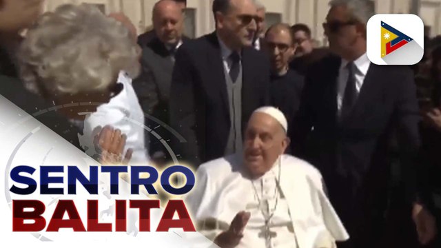 Pope Francis, sorpresang humarap sa Sunday Mass sa St. Peter’s Basilica sa Vatican City