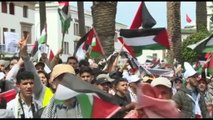 Marocco, imponente marcia pro-palestinese: stop alla guerra
