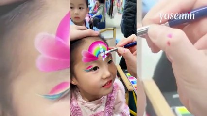 Öğrencilerine yaptığı yüz boyasıyla sosyal medyada viral oldu!