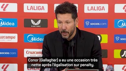 Atlético - Simeone heureux de l'entrée de Thomas Lemar